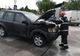 Incendiu izbucnit la o mașină, în Craiova