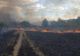 Incendiul de la Hipodromul Craiova: 10 hectare de vegetaţie uscată, mistuite de flăcări