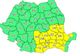  Cod galben de vijelii, ploi torențiale și grindină în 13 județe, inclusiv în București 